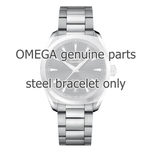 OMEGA Bracciale acciaio per Seamaster Aqua Terra 150MT acciaio diametro 38mm 220.10.38.20 e simili
