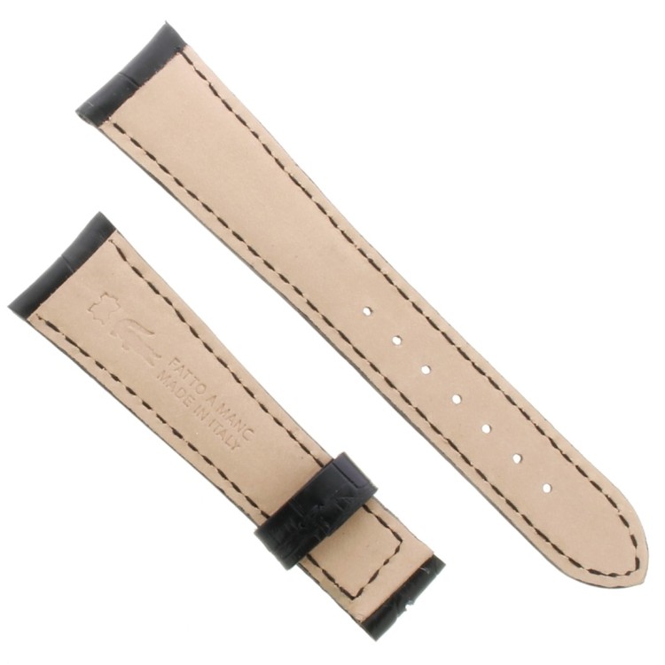 Cinturino BREGUET Aftermarket Compatibile Alligatore Nero Opaco 21/16 mm misure 115/76
