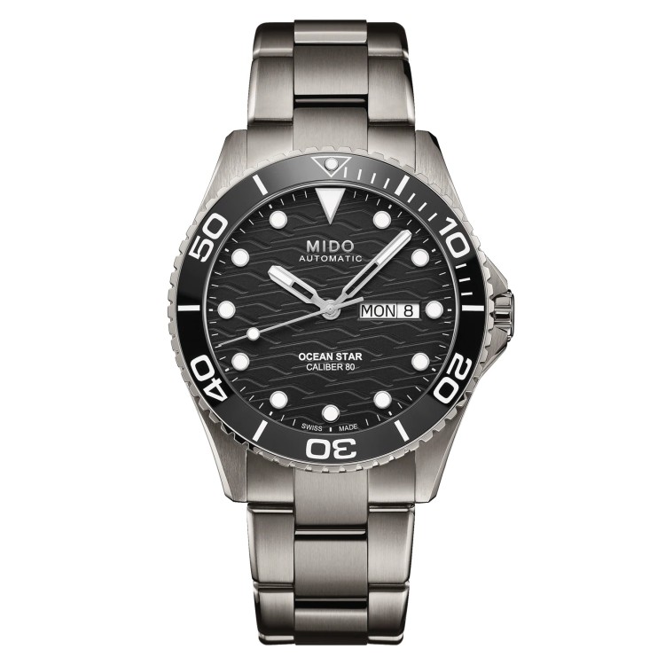 MIDO Ocean Star 200C M042.430.44.051.00 Automatico in Titanio e Ceramica 42,5 mm Nero