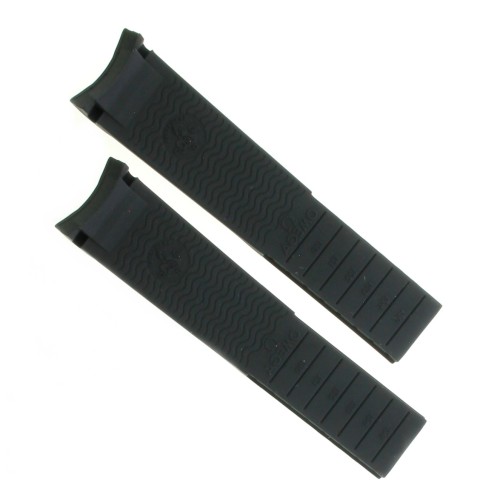OMEGA cinturino caucciù Nero Seamaster 41mm. 2055 2254 2531 2831.80 2832 2834.80 2841 2898