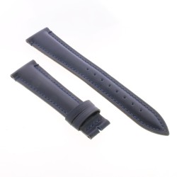 Cinturino Pelle Cuoio Inglese Blu opaco 20/16 mm B45B classico 2
