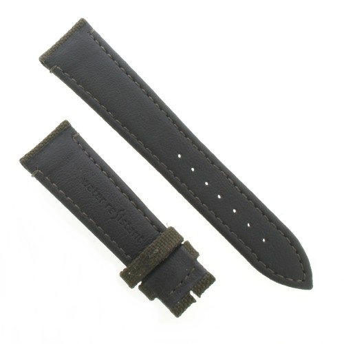 Cinturino Water Resistant Tessuto/Lorica Verde Oliva 20/16 mm B45N classico