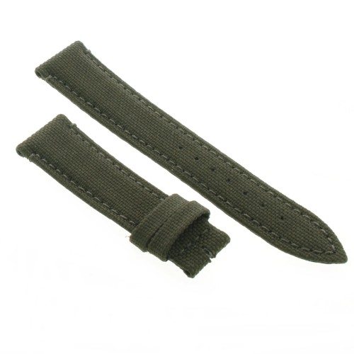 Cinturino Water Resistant Tessuto/Lorica Verde Oliva 22/18 mm B45N classico