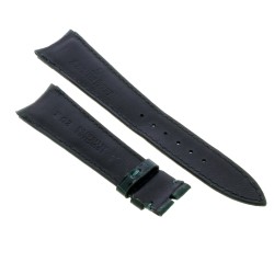AUDEMARS PIGUET Cinturino Coccodrillo Verde lucido cucito misure 21/16 mm  spessore 3 mm 2