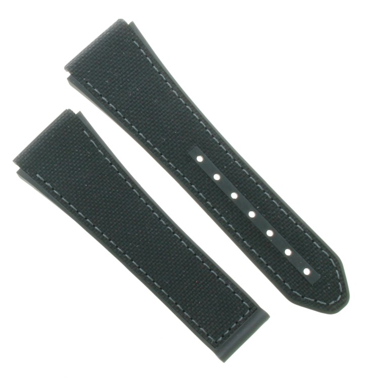 Zenith Cinturino Caucciù Nero 22/18 mm effetto cordura Defy Classic 10.9000.670/80.R795