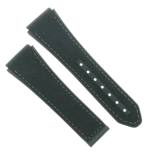 Zenith Cinturino Caucciù Nero 22/18 mm effetto cordura Defy Classic 10.9000.670/80.R795