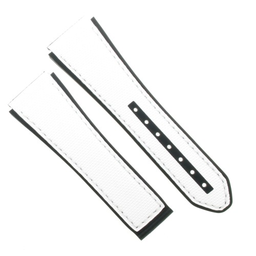 Zenith Cinturino Caucciù Bianco 22/18 mm effetto cordura Defy Classic 49.9005.670-11.R943