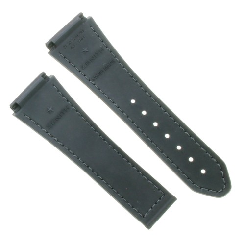 Zenith Cinturino Caucciù Nero 22/18 mm  Defy Classic effetto cordura 10.9000.670/80