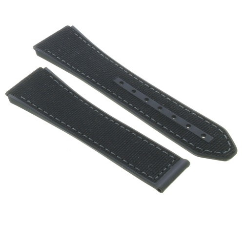 Zenith Cinturino Caucciù Nero 22/18 mm  Defy Classic effetto cordura 10.9000.670/80