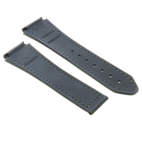 Zenith Cinturino Caucciù Nero 22/18 mm  Defy Classic effetto cordura 10.9000.670/80