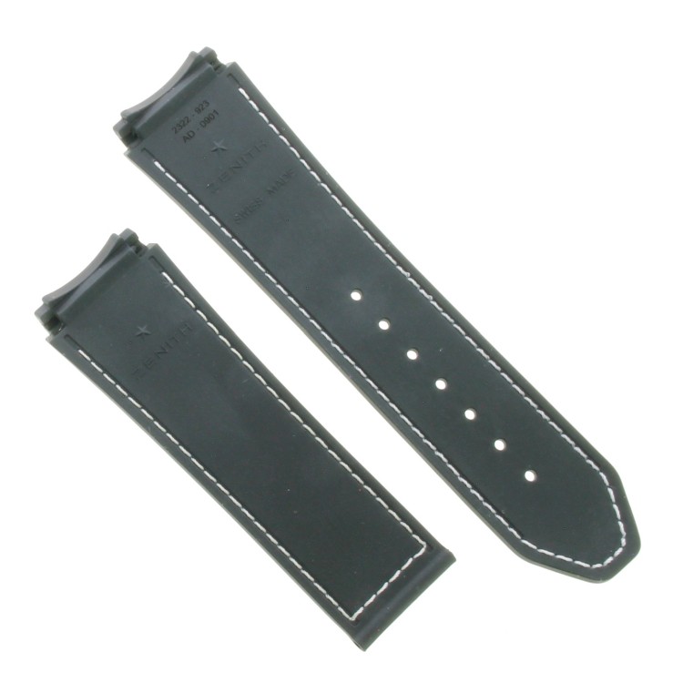 Zenith Cinturino Caucciù Bianco 23/22 mm effetto cordura Defy 21 49.9007.9004/11.R923