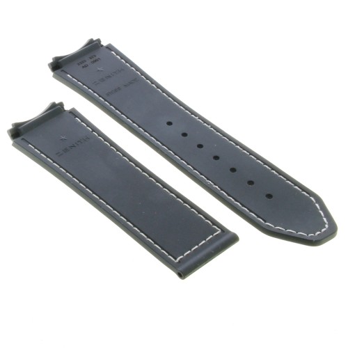 Zenith Cinturino Caucciù Bianco 23/22 mm effetto cordura Defy 21 49.9007.9004/11.R923