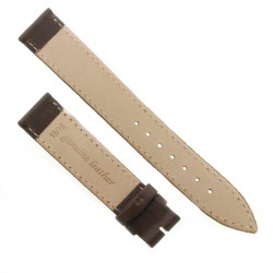 Cinturino Agnello Marrone opaco 18/16 mm Piatto classico 2