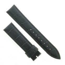 Cinturino Stampa Alligatore Nero opaco 20/18 mm classico