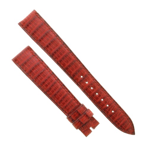 BLANCPAIN Cinturino Lucertola Rosso Opaco misure 15/12 mm B34B Presenta minimi segni da esposizione