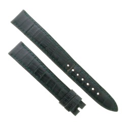BLANCPAIN Cinturino Usato Lucertola Verde Scuro Opaco misure 15/12 mm B34B Presenta segni di usura