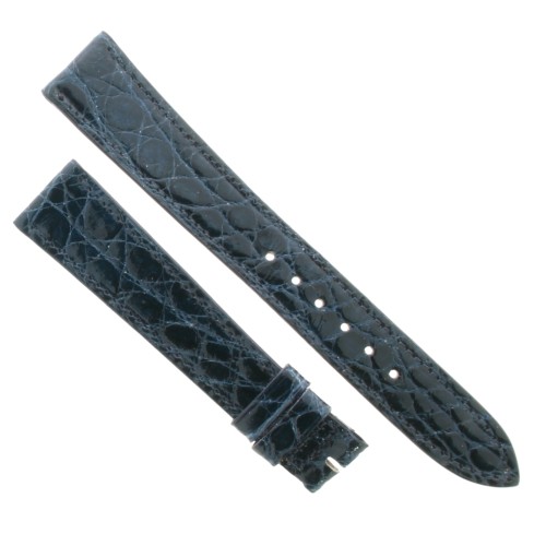 Cinturino CARTIER Alligatore Lucido Blu 17/14 mm B42B