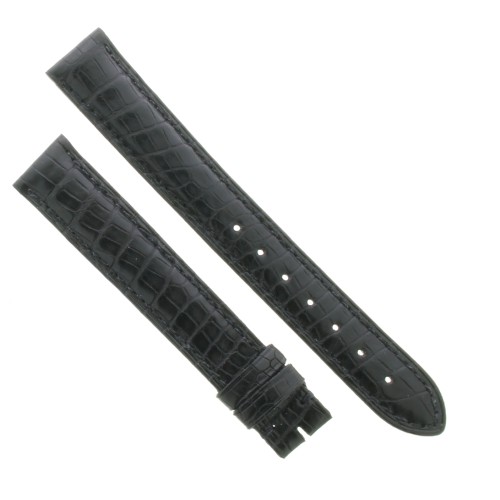 Cinturino CARTIER Alligatore opaco Nero 16/14 mm B42B