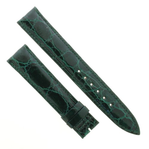 Hamilton Cinturino Coccodrillo Verde Lucido misure 18/16 mm.