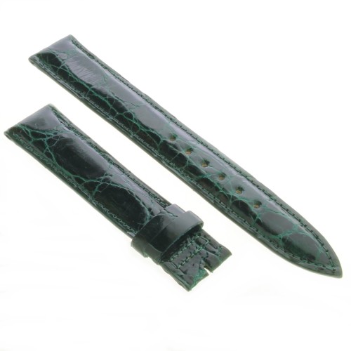 Hamilton Cinturino Coccodrillo Verde Lucido misure 18/16 mm.