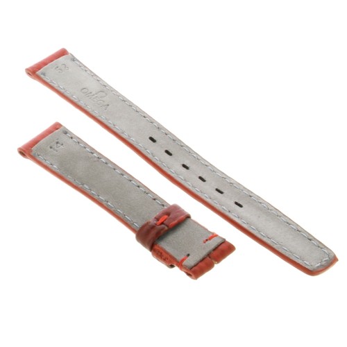 OMEGA cinturino Vintage Squalo Rosso 14/14 con bombatura.spezzoni 102/65 mm Spessore 4,8 mm..