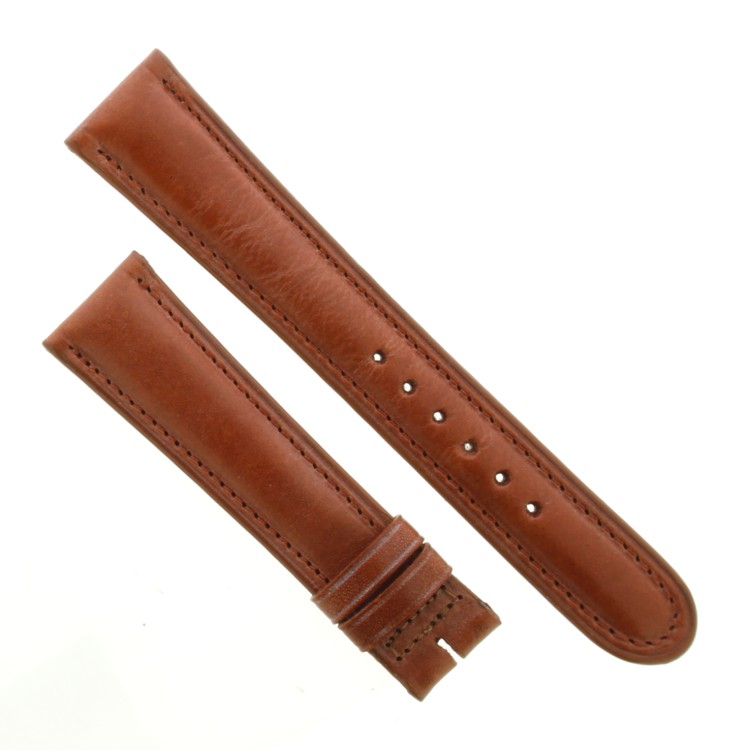DUNHILL Cinturino Pelle Marrone 20/17 mm B45B spessore 4,5 mm lunghezze 116/76 mm