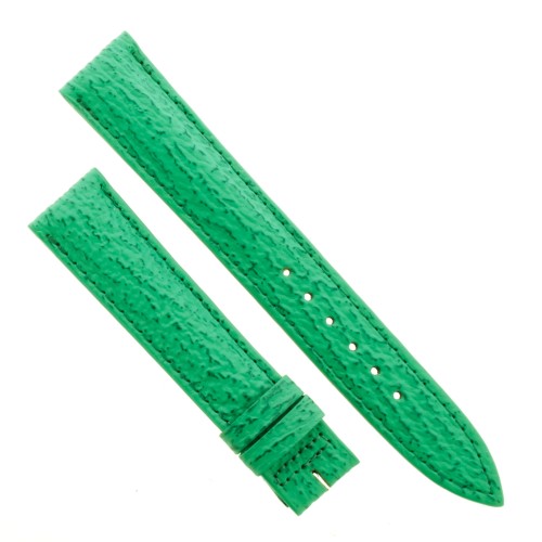 PAUL PICOT cinturino Squalo Verde 18/16 mm B50N spezzoni 115/76 mm. Spessore 5 mm.
