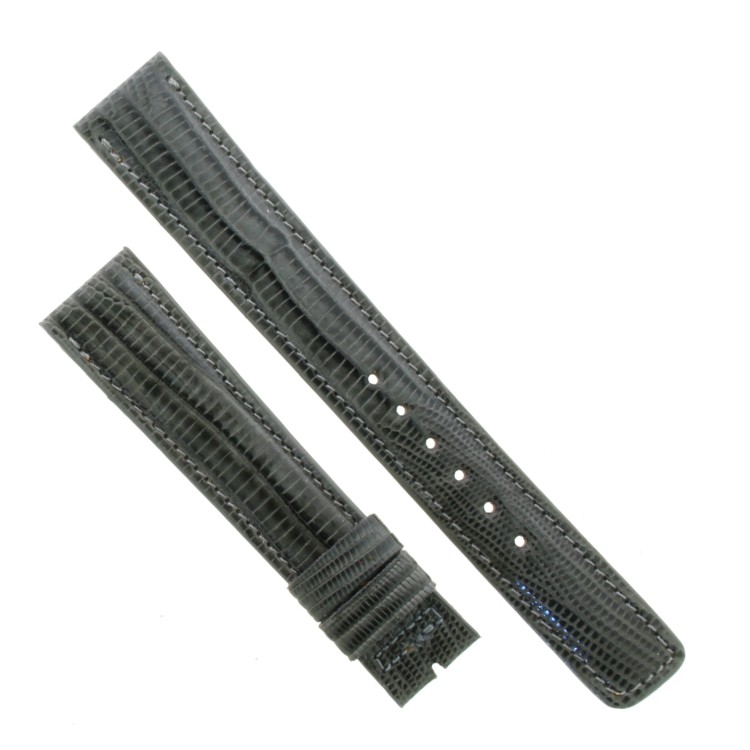 SEIKO Cinturino Lucertola Tejus Grigio Lucido 17/15 mm B30B spessore 3 mm