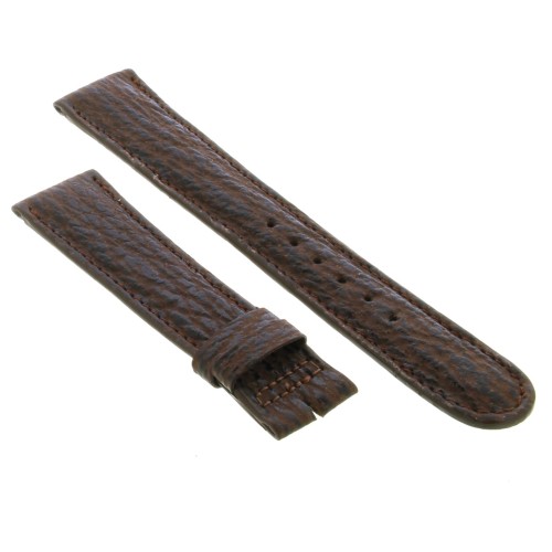 DUNHILL Cinturino Squalo Marrone 20/17 mm B45B spessore 4,5 mm lunghezze 114/76 mm