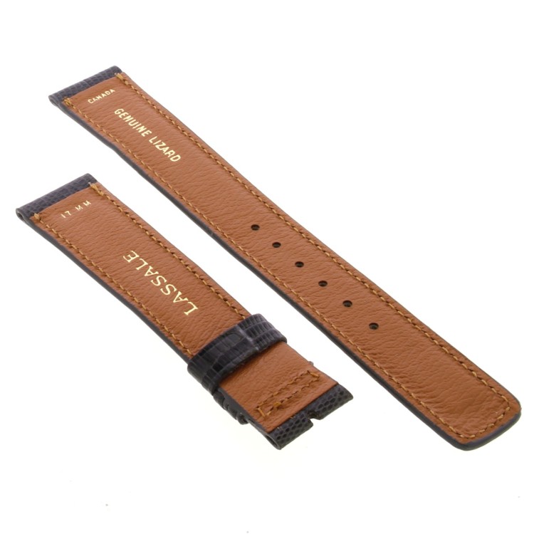 SEIKO Cinturino Lucertola Tejus Grigio Lucido 17/15 mm B30B spessore 3 mm