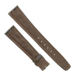 Cinturino Sartoriale Coccodrillo Marrone Gold Lucido 18/14 mm B30M spessore 3 mm punta paitta 2