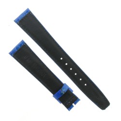 Cinturino Sartoriale Alligatore Blu Chiaro Lucido 18/14 mm B30N forma classica punta piatta