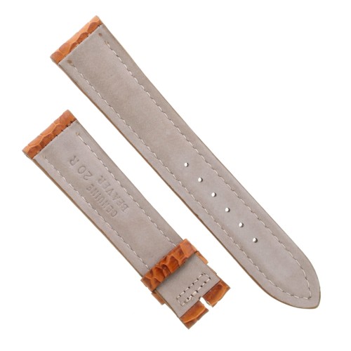 Cinturino Breitling Aftermarket Compatibile Castoro Marrone medio Opaco 20/18 mm B55G cuciture chiare