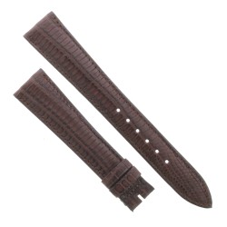 Cinturino Sartoriale Lucertola Tejus Marrone Tasta di Moro  Opaco 18/14 mm B32M forma classica