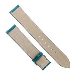 Cinturino Sartoriale Lucertola Verde Lucido 18/16 mm B35B forma classica 2