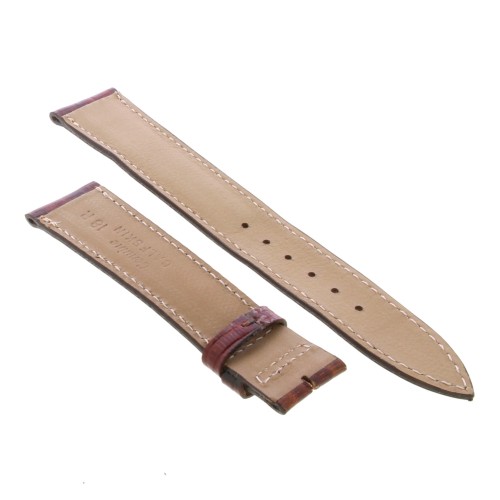 Cinturino Sartoriale Lucertola Tejus Marrone Gold Sfumato Opaco 18/16 mm B38M forma classica