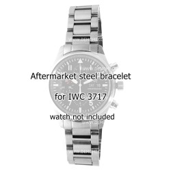 IWC bracciale in acciaio Compatibile per orologio PILOT ansa 21 mm