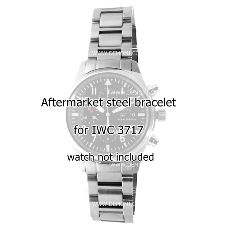 IWC bracciale in acciaio Compatibile per orologio PILOT ansa 21 mm
