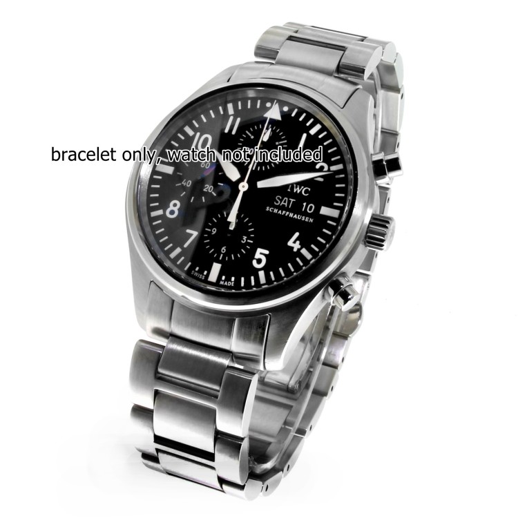 IWC bracciale in acciaio Compatibile per orologio PILOT ansa 21 mm