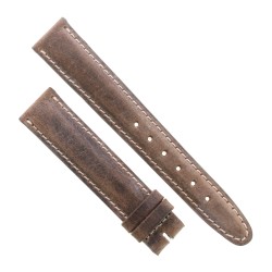 Cinturino Sartoriale Pelle Vitello Grigio Sfumato Opaco 18/16 mm B40M
