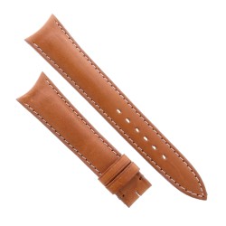 Cinturino Sartoriale Pelle Vitello Marrone Naturale 18/14 mm B45G