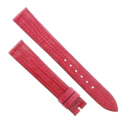 Cinturino Sartoriale Lucertola Tejus Rosa Fuxia Lucido 16/14 mm B25N forma classica