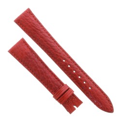 Cinturino Sartoriale Pelle Vitello Martellata Rosso 18/14 mm B40N classico
