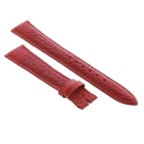 Cinturino Sartoriale Pelle Vitello Martellata Rosso 18/14 mm B40N classico