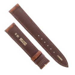 Cinturino Sartoriale Pelle Vitello Martellata Marrone 18/16 mm B40M 2