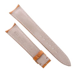 Cinturino Sartoriale Pelle Vitello Marrone Naturale 18/14 mm B45G 2