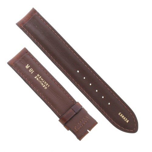 Cinturino Sartoriale Palle Vitello Marrone Sfumato Opaco 18/18 mm B50M