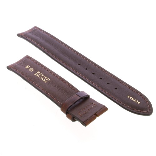 Cinturino Sartoriale Palle Vitello Marrone Sfumato Opaco 18/18 mm B50M