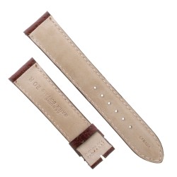 Cinturino Pelle Vitello Martellata Marrone  20/18 mm B38B classico. 2