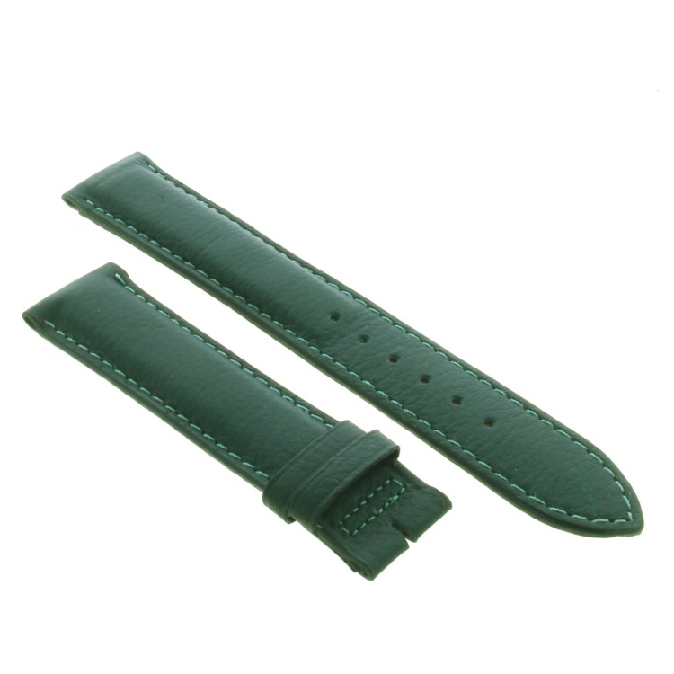 Cinturino Sartoriale Pelle Verde 19/18 mm B50B classico
